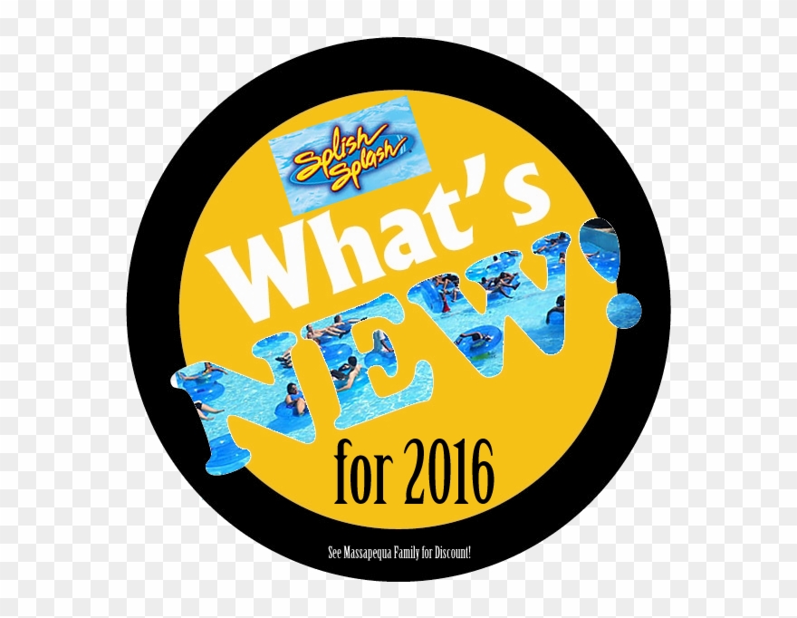 Splish Splash What's New - What's New Clipart