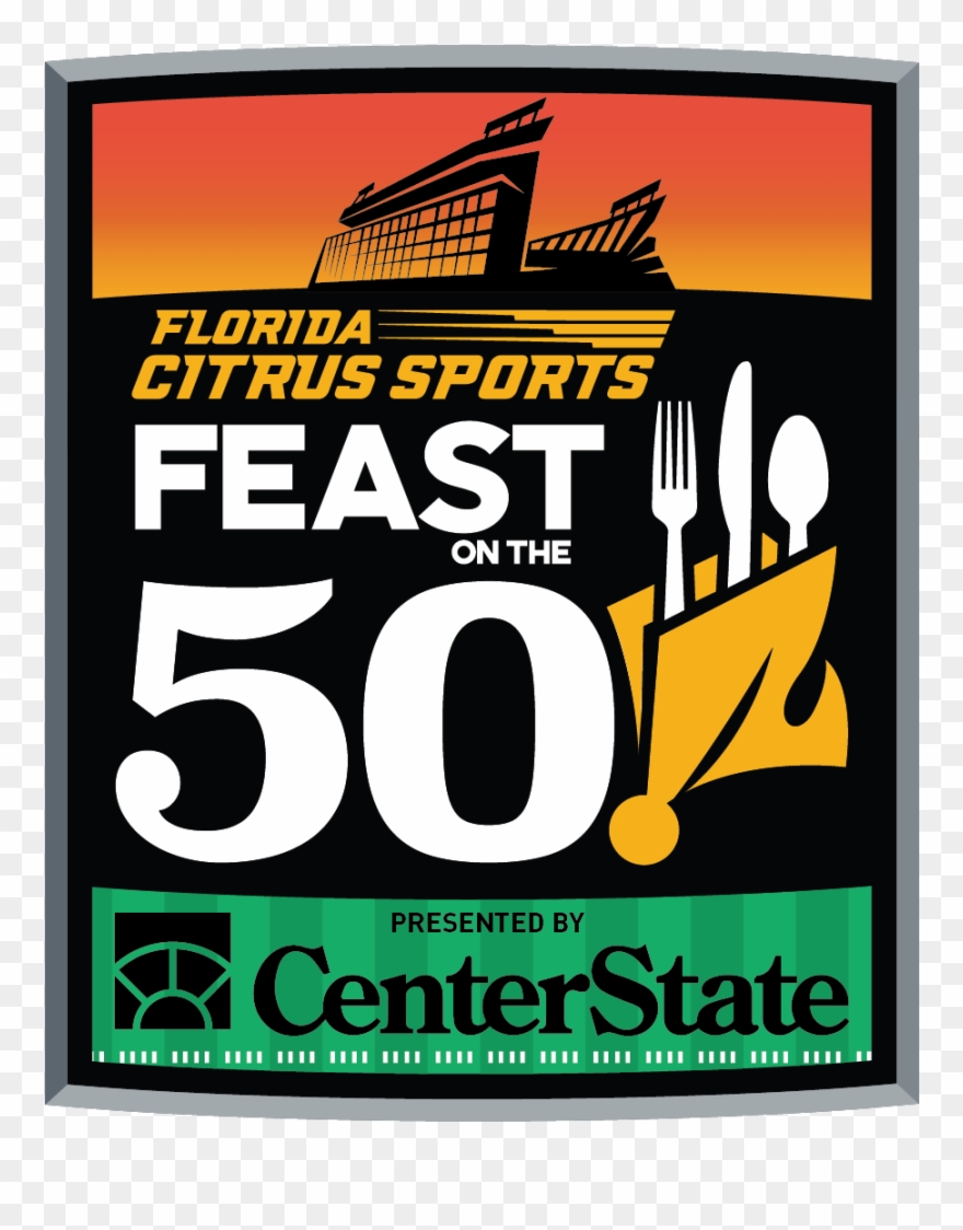 Feast On The 50 Presented By Centerstate Bank - 2016 Citrus Bowl Clipart