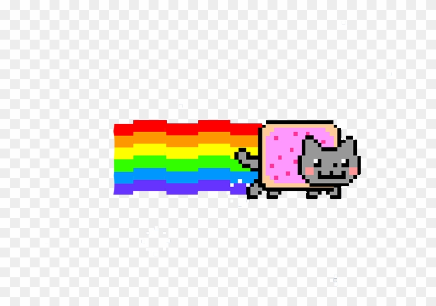 Nyan Cat Png Transparent Images - Roblox Nyan Cat T Shirt Clipart