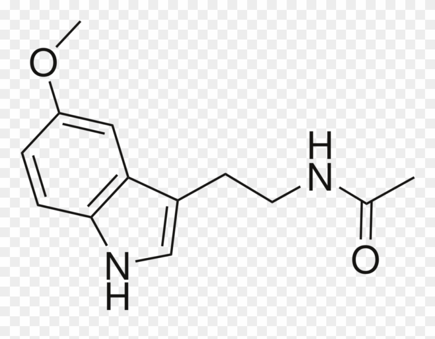 Melatonin Is A Multitasking Hormone Produced By The - 5 Meo Mipt Structure Clipart