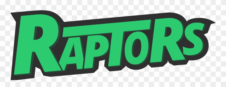 I Then Moved Onto The Graphic Of The Mascot, Starting - Raptors Text Clipart