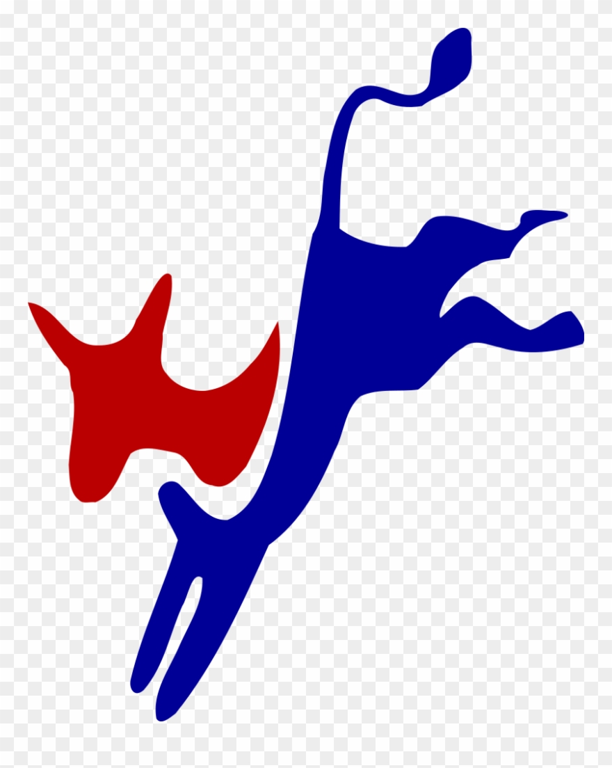 Svg Wikipedia - Democratic Party 1840 Logo Clipart