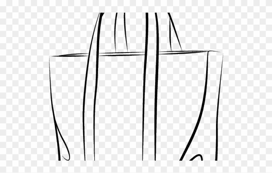 Drawn Purse Shoulder Bag - Tote Bag Clipart