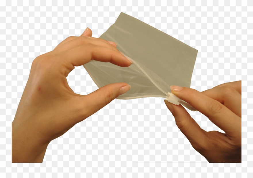 Slider Zipper Bag Mm, Transparent - Paper Clipart