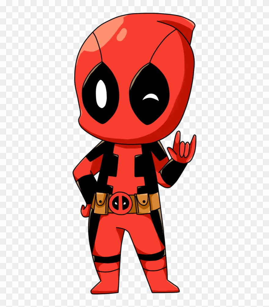 Chibi Deadpool Deadpool Cartoon Clipart