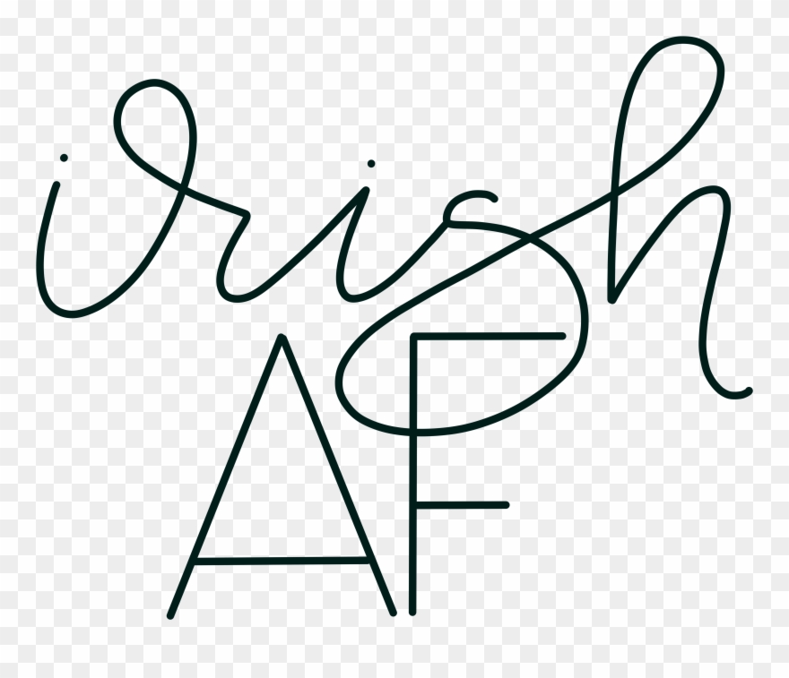 Irish Af Free Printable Or T-shirt Design - Line Art Clipart
