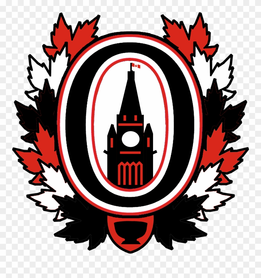 Ottawa Senators Peace Tower Logo Copy - Emblem Clipart