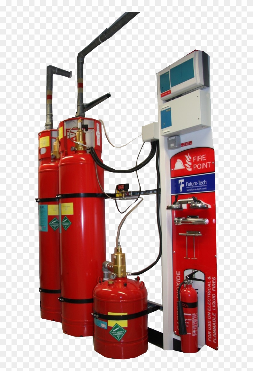 Fire Suppression Systems - Machine Clipart