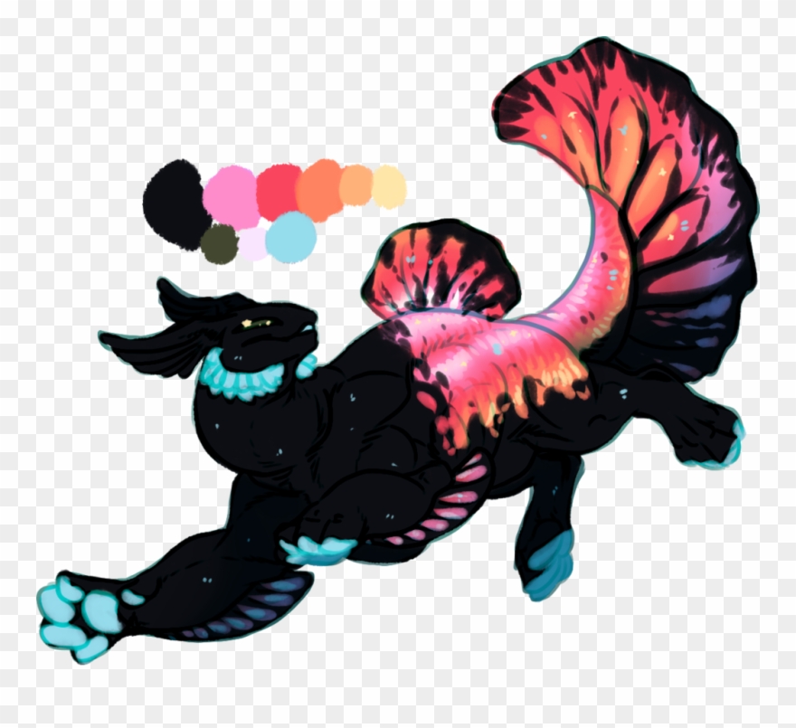 [a] Bouncy Betta Creature Adopt - Illustration Clipart