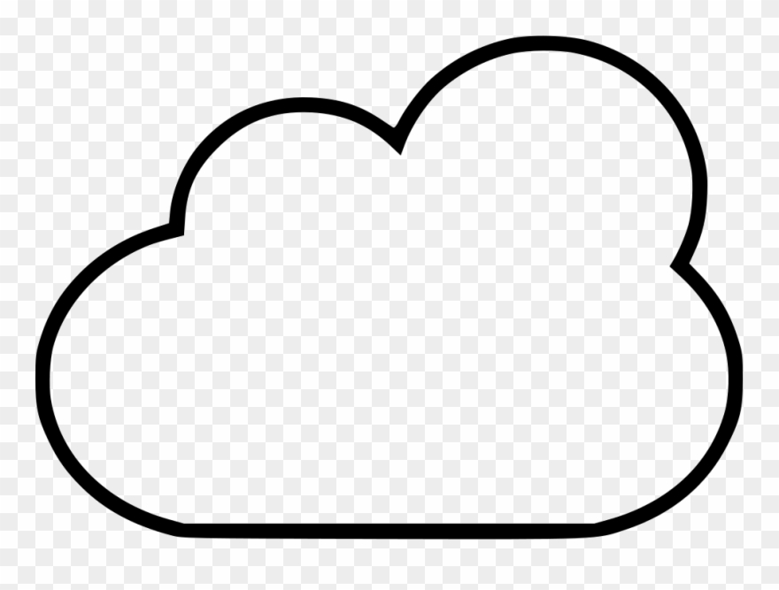 Cloud Drawing Png - Heart Clipart