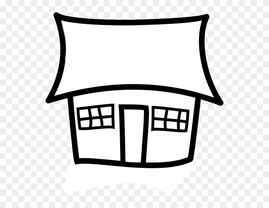 Ngoi Nha Clip Art - Sari Sari Store Clipart Black And White - Png Download