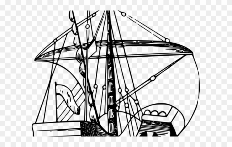 Harbor Clipart Black And White - Drawing - Png Download