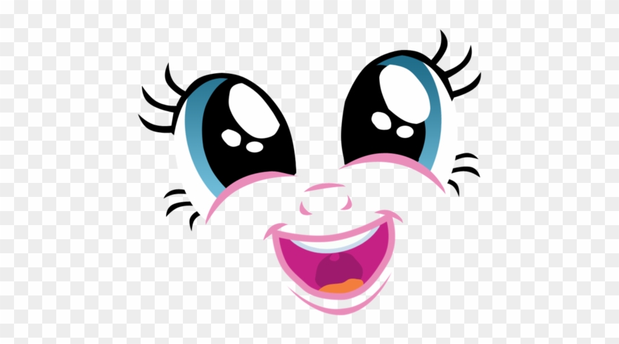 Mushi, Brilliant Face, Earth Pony, Faic, Female, Mare, - Pinkie Pie Smile Clipart
