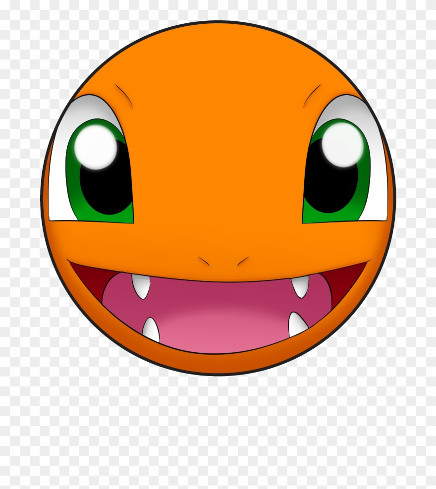 25" Or - Charmander Pokemon Face Clipart