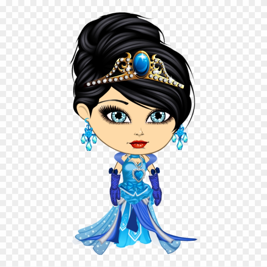 Frills And Flare For The Ballgown To Show Off A Beautiful - Doll Clipart