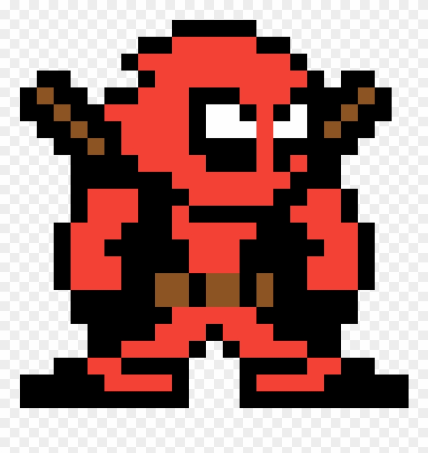 Deadpool - 2d Video Game Characters Clipart
