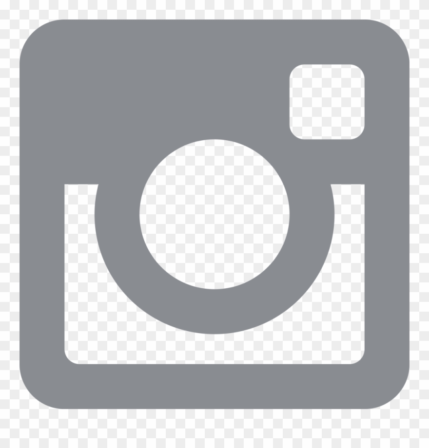 Instagram Logo Grey - Dark Gray Instagram Icon Clipart