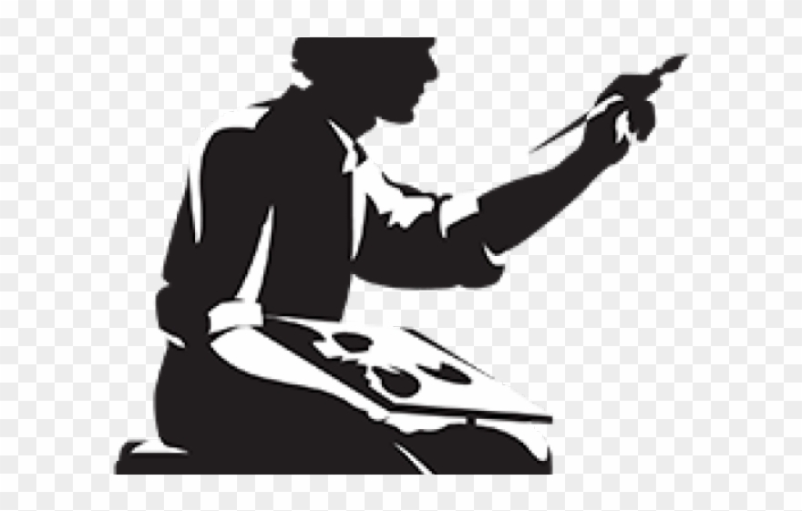 Sculpture Clipart Transparent - Silhouette - Png Download