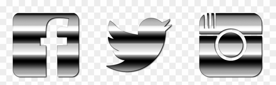 Noah Silver Instagram Png Transparent - Instagram Facebook Twitter Logo Transparent Clipart