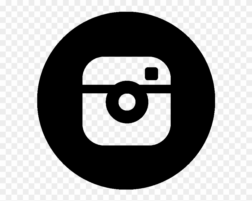 Logo Round Black Real - Grey Social Media Icons Png Clipart