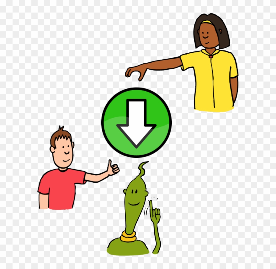 Learn To Read And Spell High Frequency Words With Actionwords - Cartoon Clipart