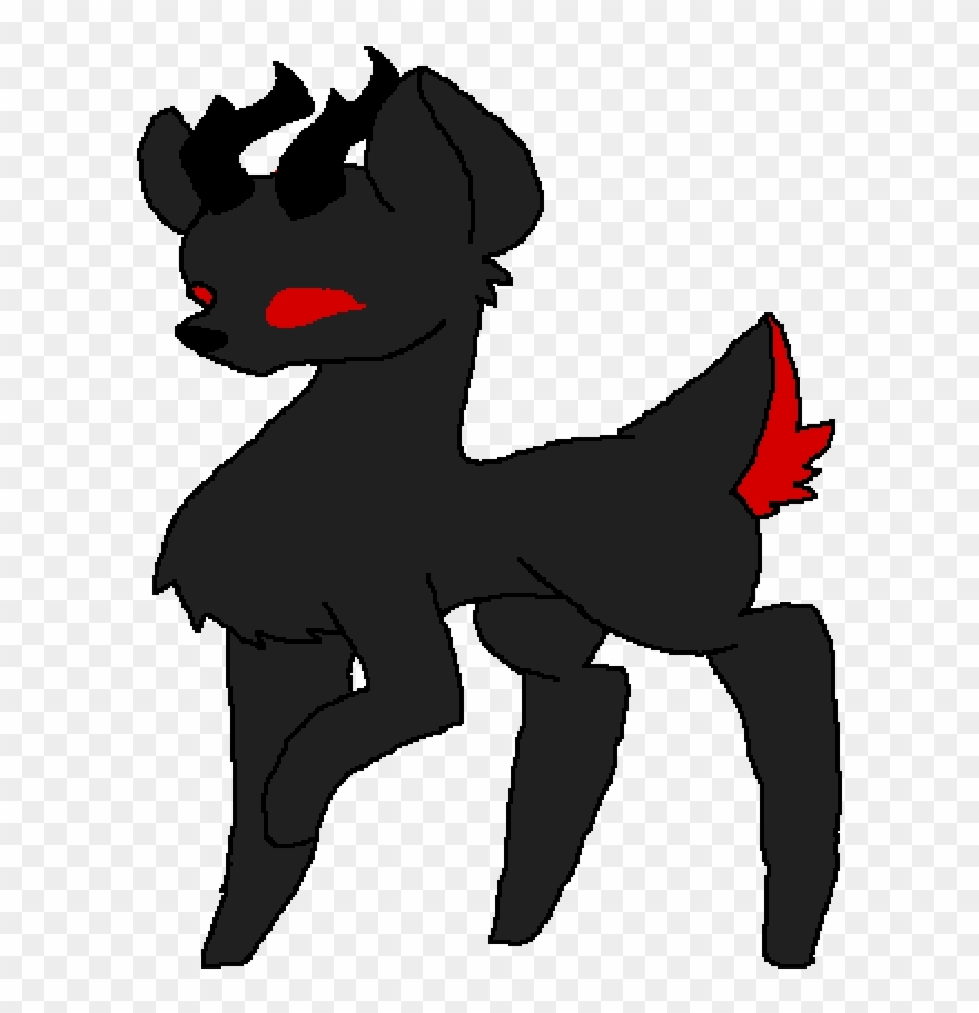 Demon Deer - Cartoon Clipart