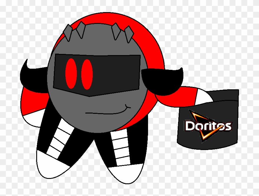 Raven Knight Eating Doritos Xd - Cartoon Clipart