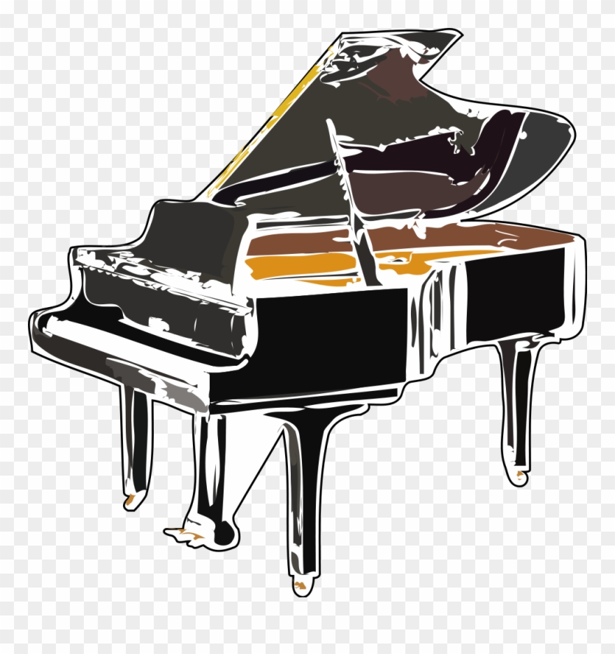 Open - Svg Piano Clipart