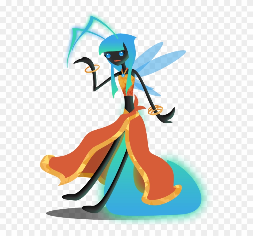 Princess Empathy Of The Firefly Kingdom - Illustration Clipart