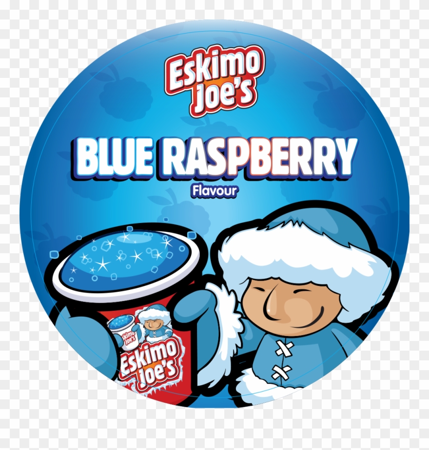 Blue Raspberry Slush Syrup - Cartoon Clipart