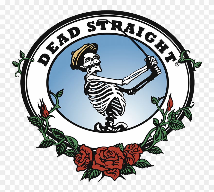 Visit The Dead Straight Apparel Line Clipart
