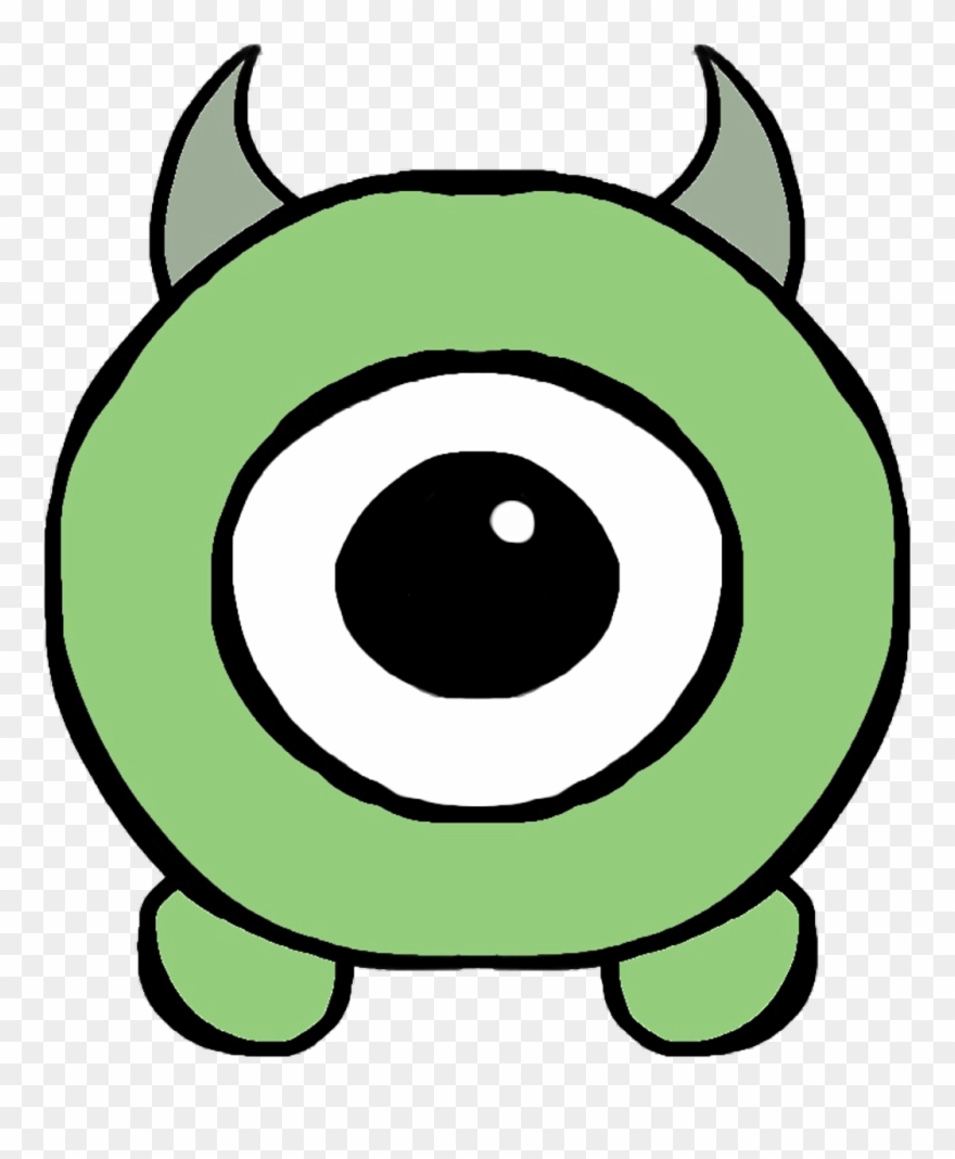 Monstersinc Mikewazowski Tsumtsum Disney Freetoedit - Royalty-free Clipart