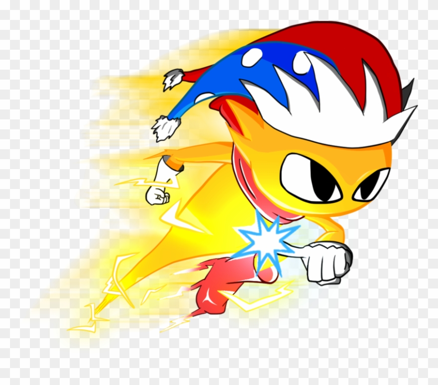The Flash Clipart Electric Spark - Spark The Jester Png Transparent Png