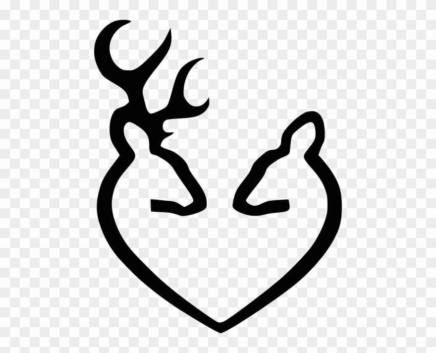 His And Her Deer Clipart
