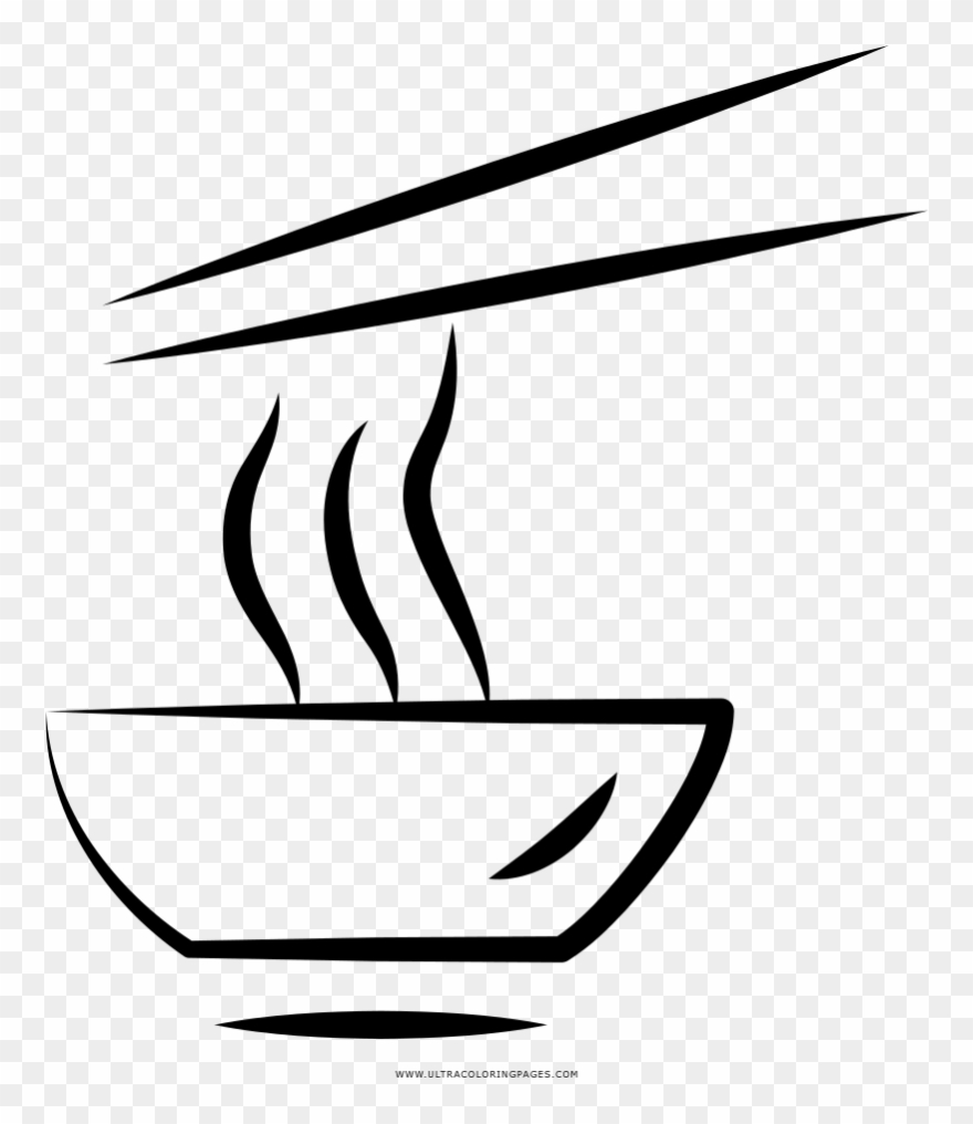 Noodles Coloring Page Clipart