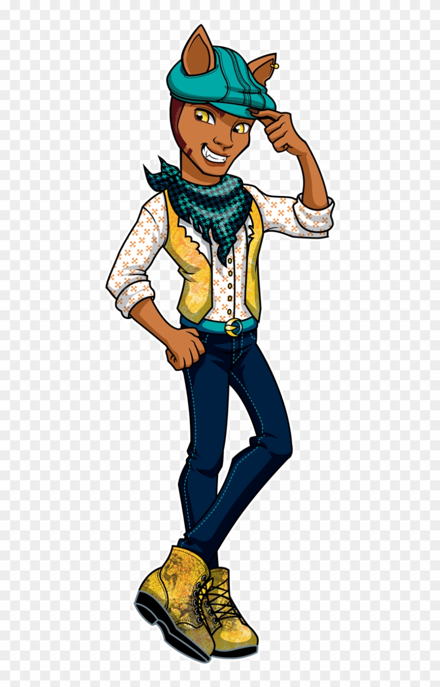 Werebeasts Are A Type Of Monster Present In The Monster - Monster High Draculaura Ve Clawd Clipart