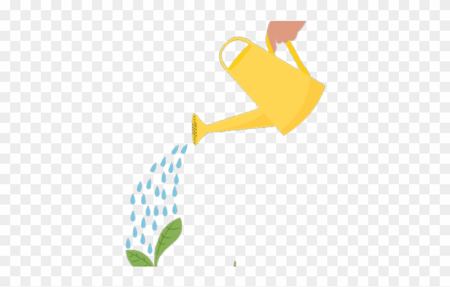 Watering Can Clipart Yellow - 물 뿌리개 Png Transparent Png