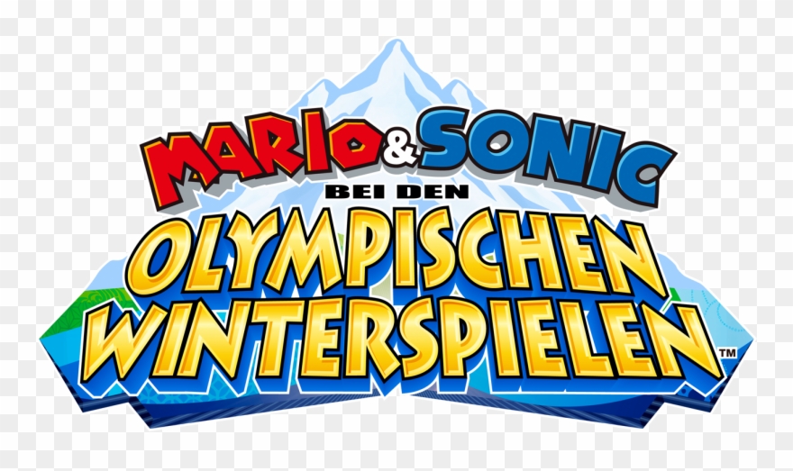 Mario & Sonic At The Olympic Winter Games - Mario And Sonic At The Olympic Winter Games Logo Clipart