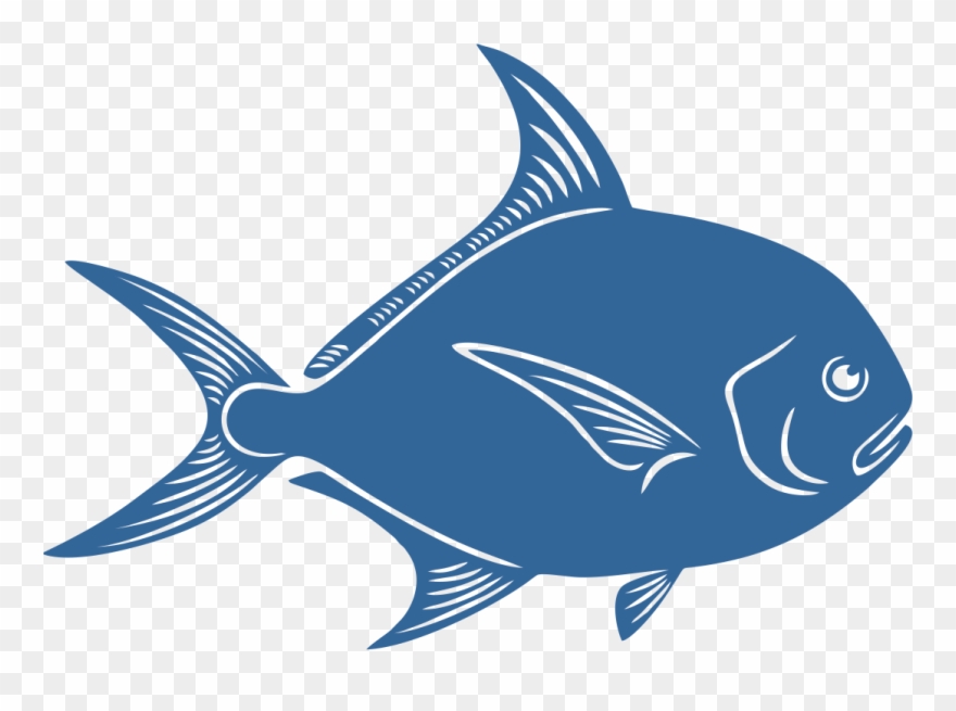 Bawal - Coral Reef Fish Clipart