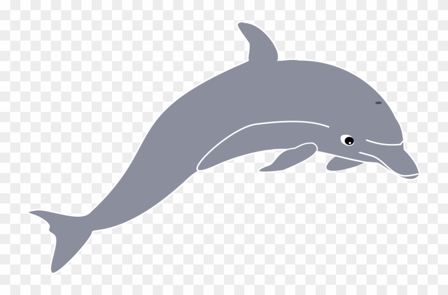 Dolphin Enrique Meza Mixed Tone - Dolphin Clip Art - Png Download