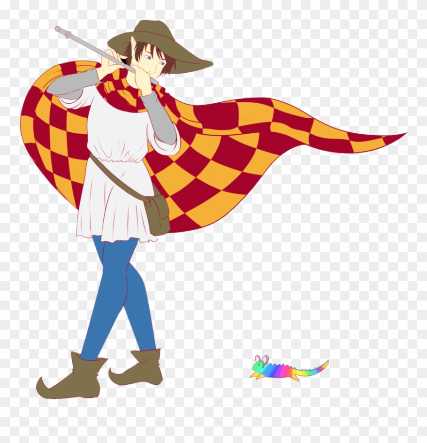 Perdone Caballero, Apelando A Esa Buena Educación Que - Costume Of Pied Piper Of Hamelin Clipart