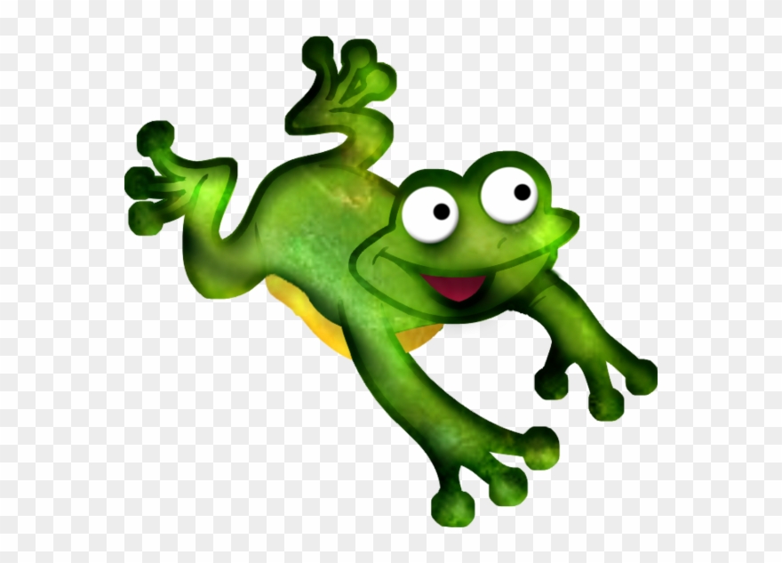 Grenouilles,frogs,tube Toad, Frogs, Clip Art, Dart - Un Sapo Saltando Animado - Png Download