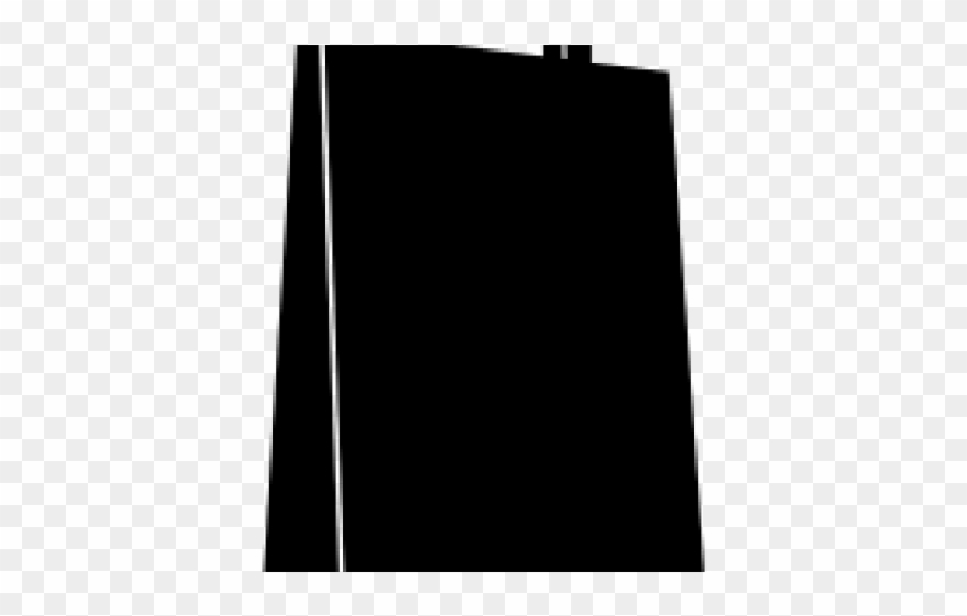 Shopping Bag Clipart Plain Black - Mobile Phone - Png Download