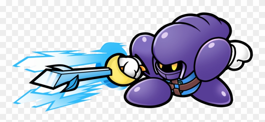 Kirby Clipart Sword - Sword Knight Kirby Png Transparent Png