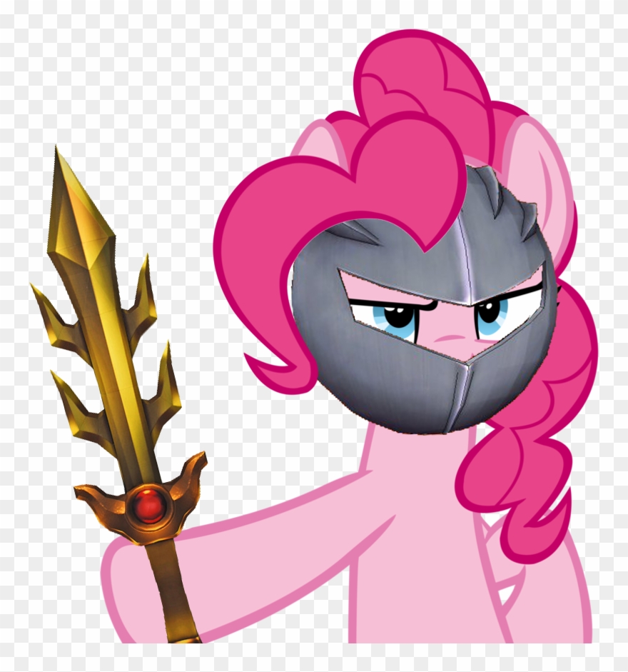 Earth Pony, Female, Kirby, Mare, Mask, Meta Knight, - Pinkie Pie Knight Clipart