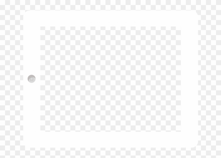 Ipad White Png - Black And White Square Png Clipart