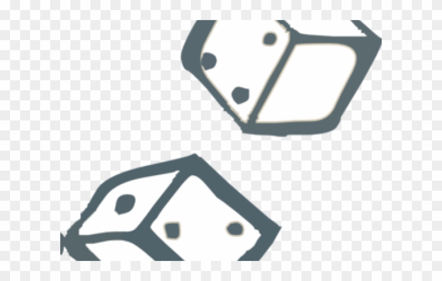 Cartoon Dice Transparent Background Clipart