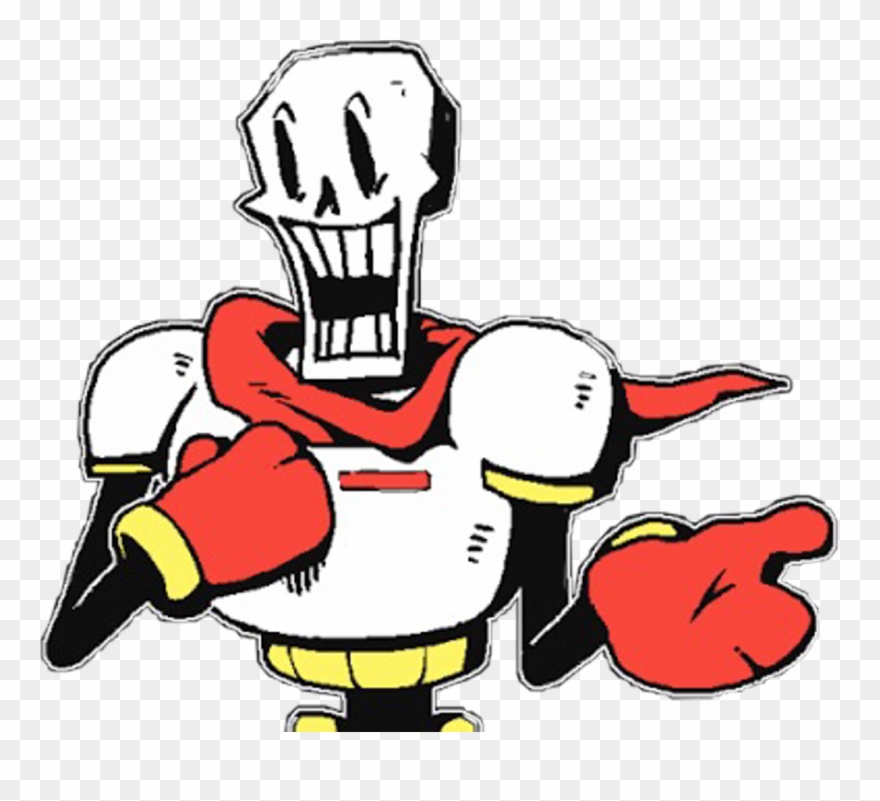Papyrus Sticker - Bonetrousle Papyrus Clipart