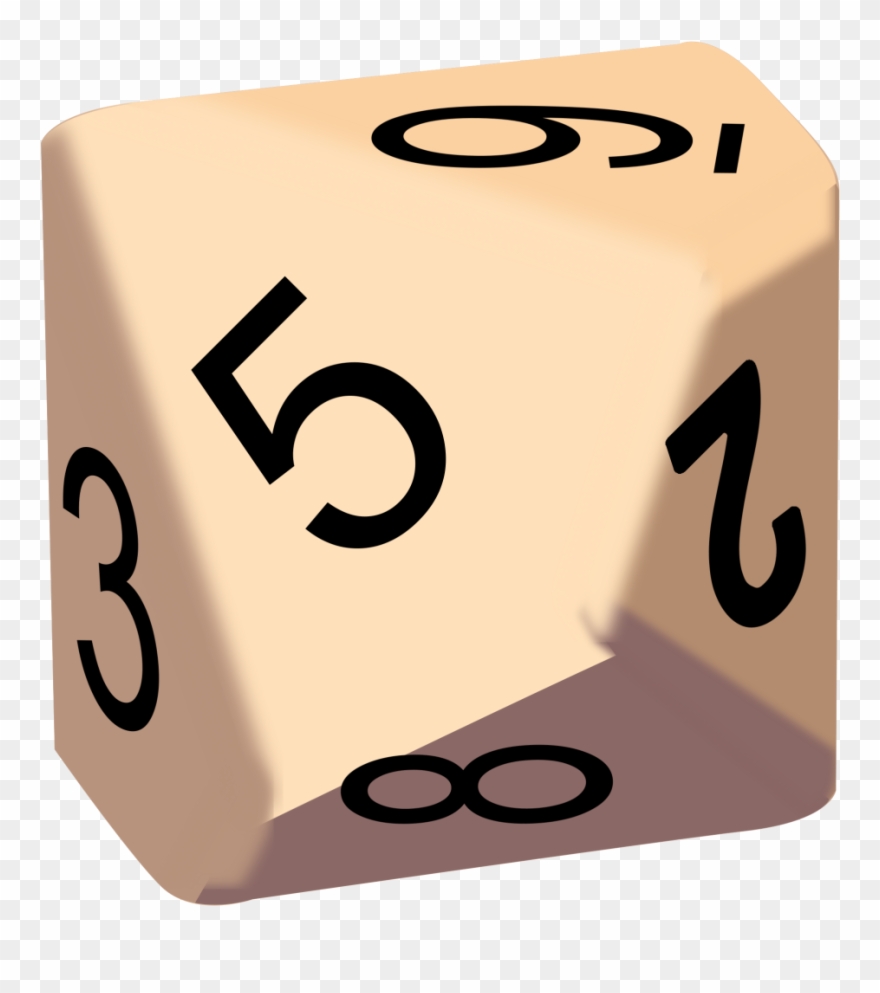 Sided Pcs Mm Game Standard Six - 10 Sided Dice Transparent Clipart