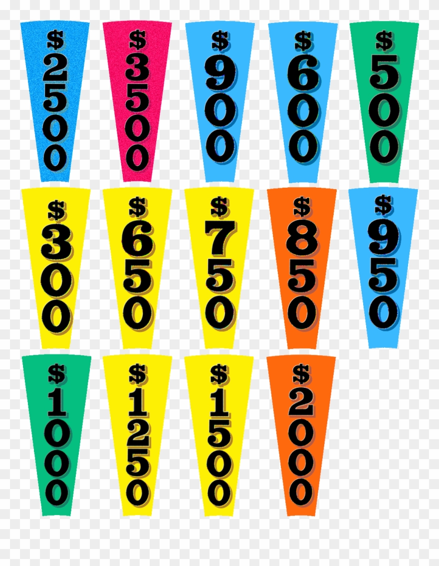 Price Is Right, Tv Show Games, - Wheel Of Fortune $2500 Wedge Clipart